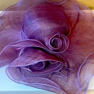 Lavender Kentucky derby hat